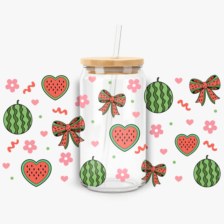 Glass Can With Straw - FS5