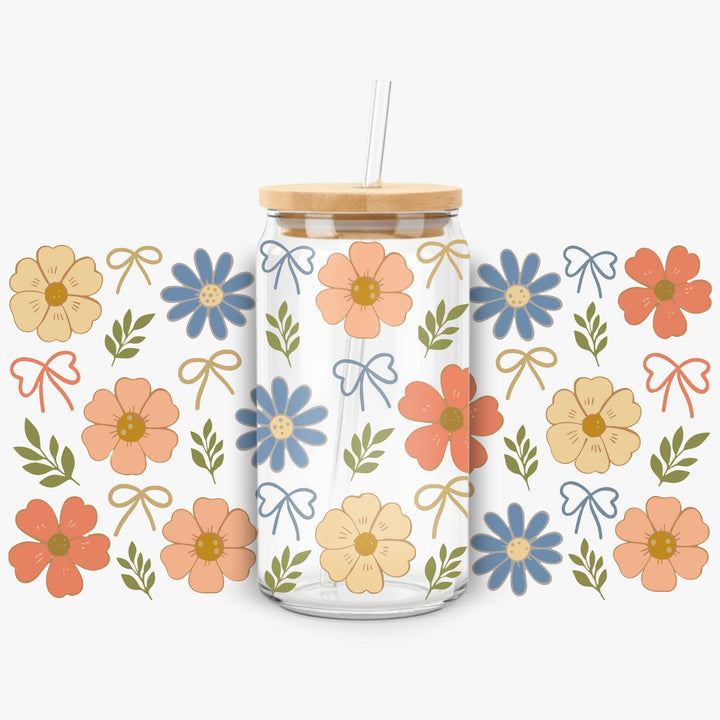 Glass Can With Straw - FS6