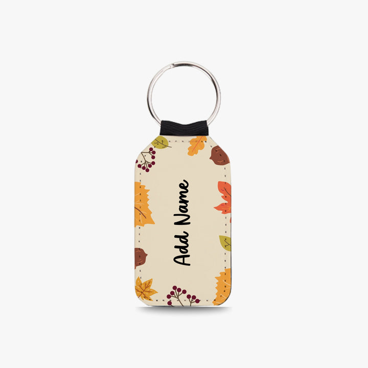 Personalised Vegan Leather Keychain - PT9