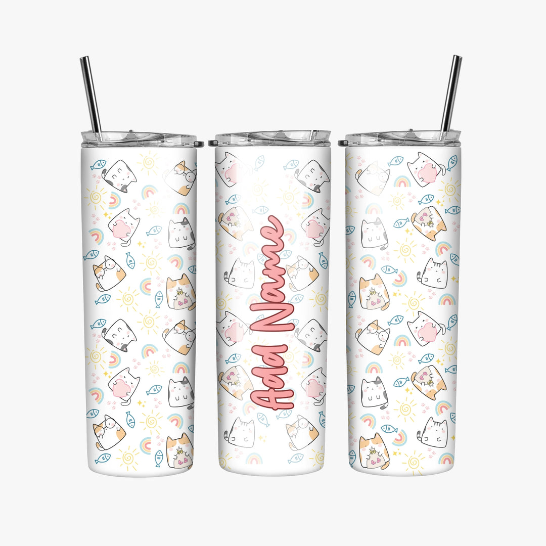 Personalised Skinny Tumbler - D7