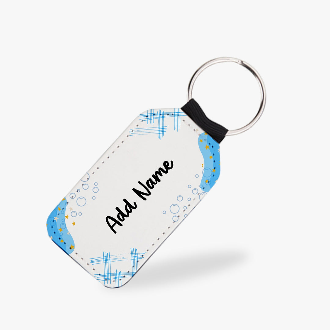 Personalised Vegan Leather Keychain - PT1