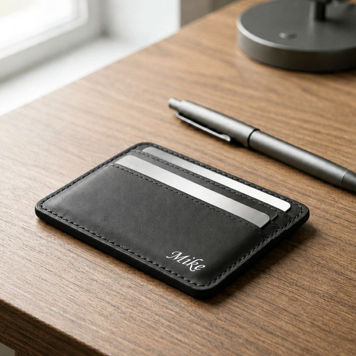 Personalised Card Holder | Slim Wallet | Card Slots | Christmas Gift | Farewell Gift | Birthday Gift | LIMTEH
