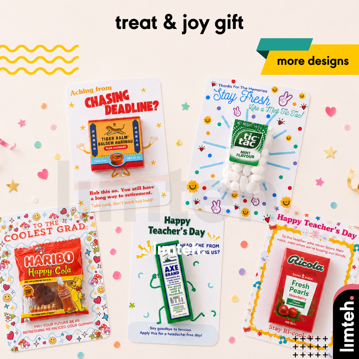 Treat & Joy Gift | Snack Gift | Door Gift | Farewell | Birthday | Graduation Wedding | Teacher's Day | Christmas