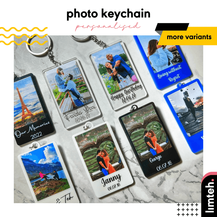 Personalised Photo Keychain gifts | Birthday | Farewell | Anniversary | Valentine | Best Friend Sibling Boyfriend