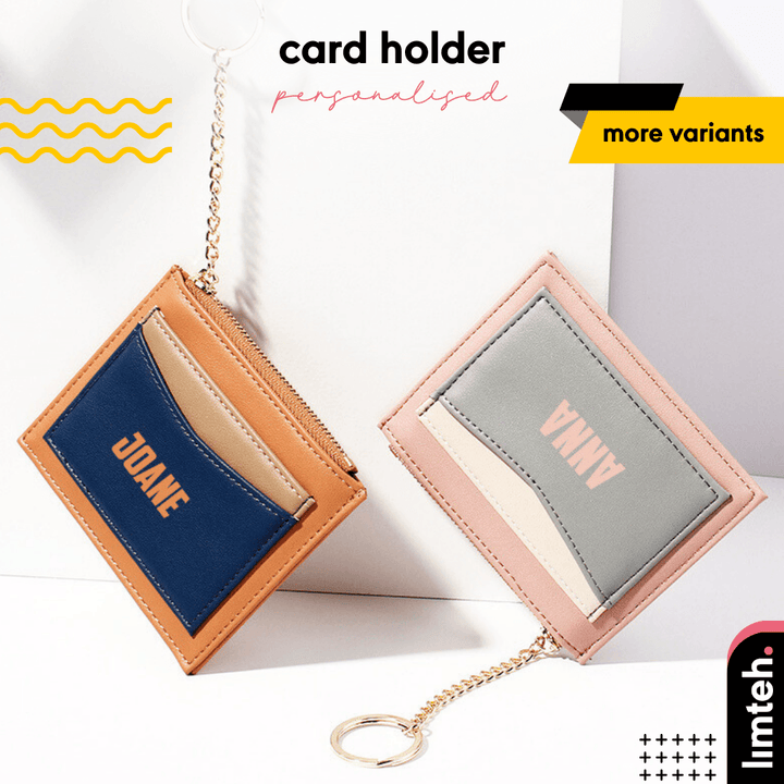 Personalised Card Holder Pouch | Coin Wallet | Coin Pouch | Card Holder women | Coin Purse Holder | Bag Organizer | Gift