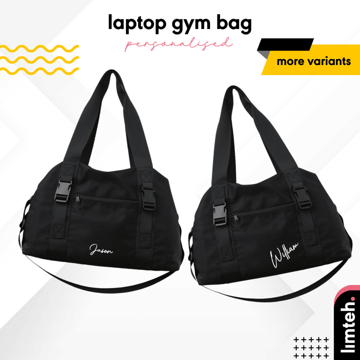 Personalised Large Laptop Gym Bag | Laptop Bag | Duffel Bag | Sling Bag | Yoga Bag | Travel Bag | Gym bag | Weekender Ba