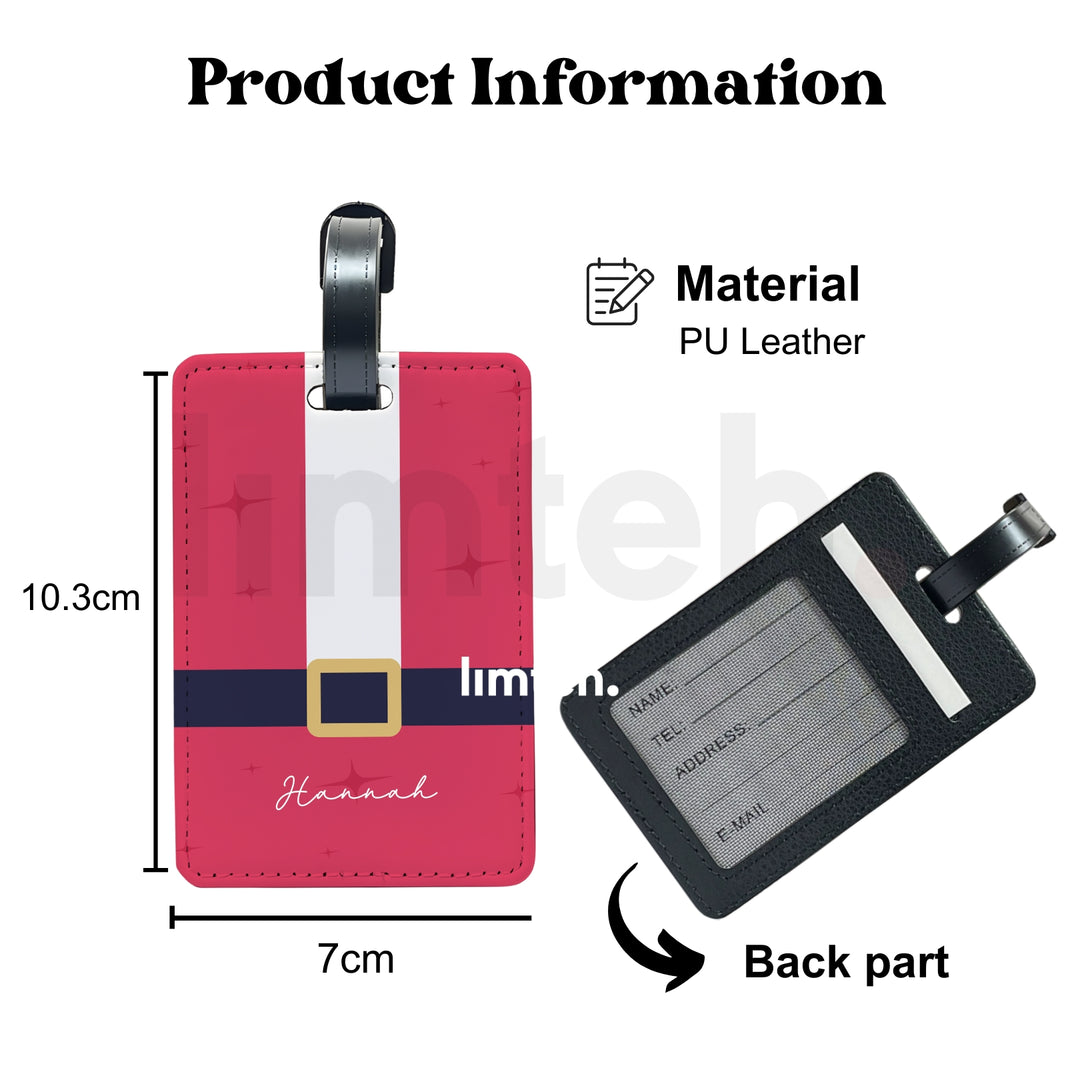 Personalised Luggage Tag | Travel Accessories | Portable Tag | Customised Name Tag | Bag Tag | Corporate Gifts | LIMTEH