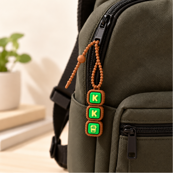 [Pre-Order] Personalised Paracord Clicker Keychain | Name Cute Icons | Bag Accessories | Fidget Clicker