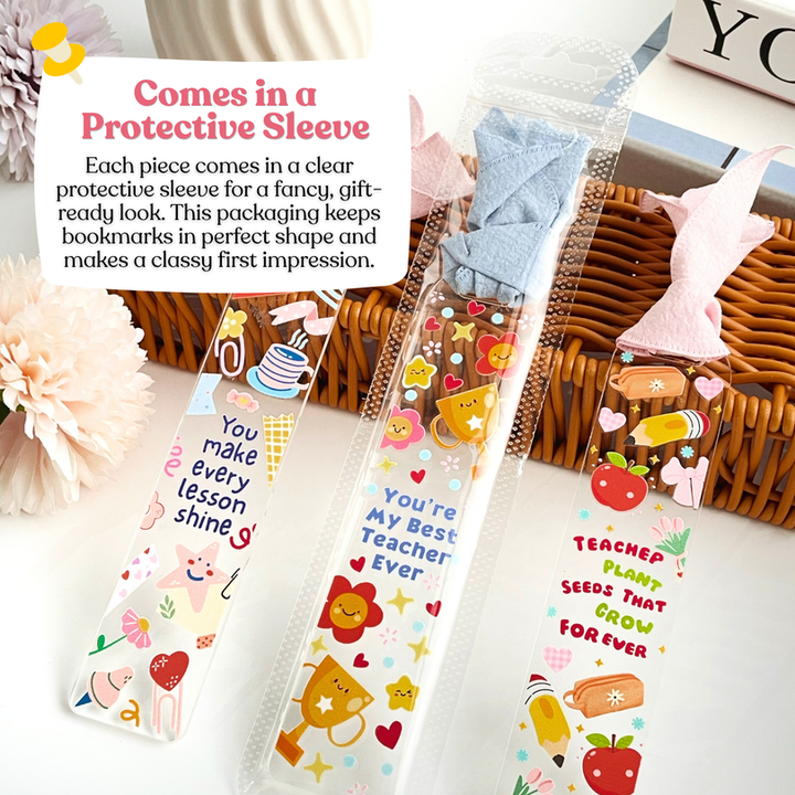 Acrylic Bookmark Tassels Transparent for Gifting | Teacher's Children's Day | Birthday | Page Holder