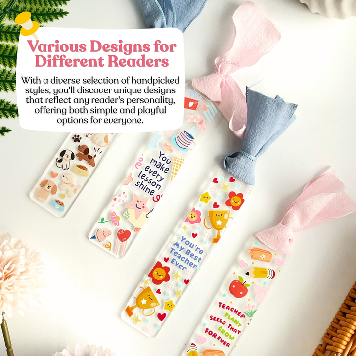 Acrylic Bookmark Tassels Transparent for Gifting | Teacher's Children's Day | Birthday | Page Holder