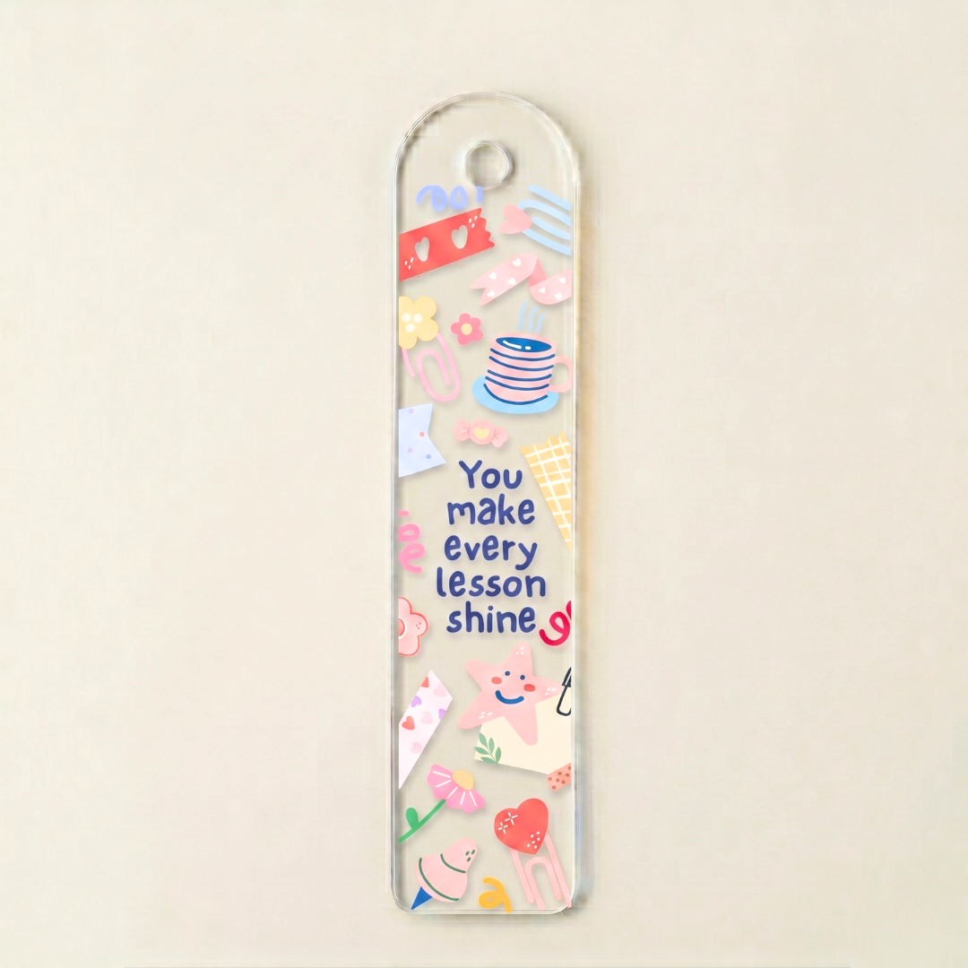 Acrylic Bookmark Tassels Transparent for Gifting | Teacher's Children's Day | Birthday | Page Holder