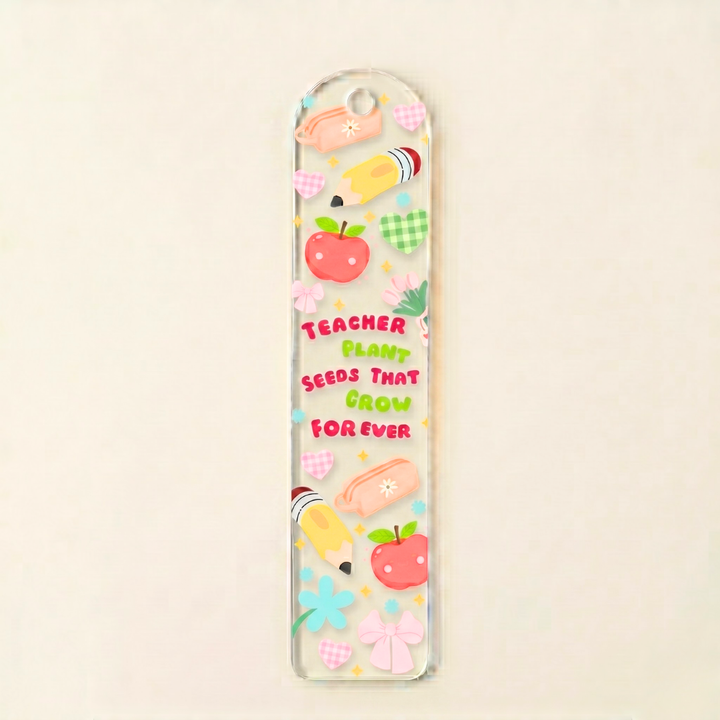 Acrylic Bookmark Tassels Transparent for Gifting | Teacher's Children's Day | Birthday | Page Holder