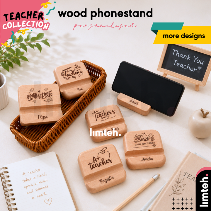 Personalised handphone stand  Customised phone holder  | Farewell Gifts |  Christmas Gift  Xmas gift | Personalised Gift