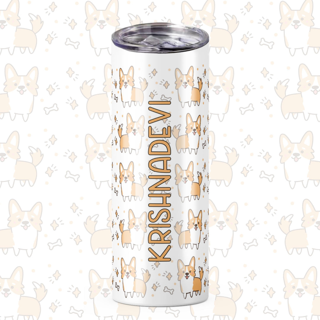 Personalised Skinny Tumbler 600ml | Thermal Stainless Steel Water Bottle | Christmas Gifts | Customised Gift | Birthday