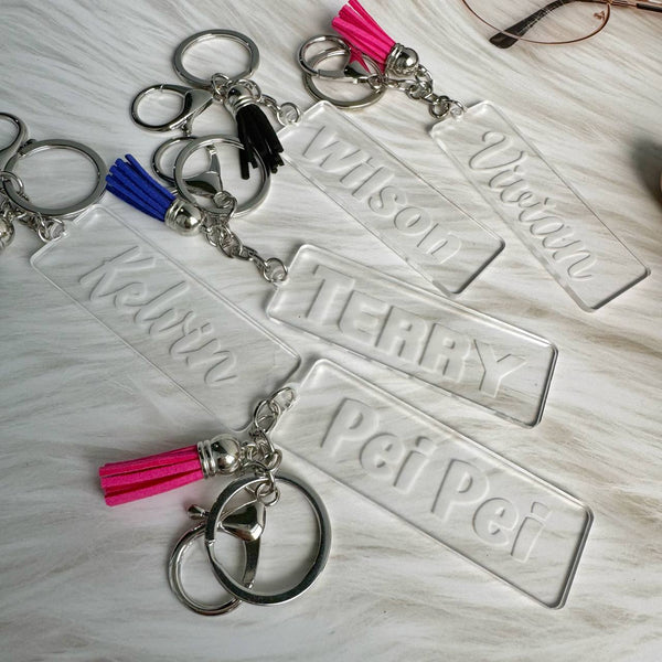 Personalised Keychain | Acrylic Keychain | Acrylic Key Chain | Customised Name | Special | Corporate Gifts | Key Tags