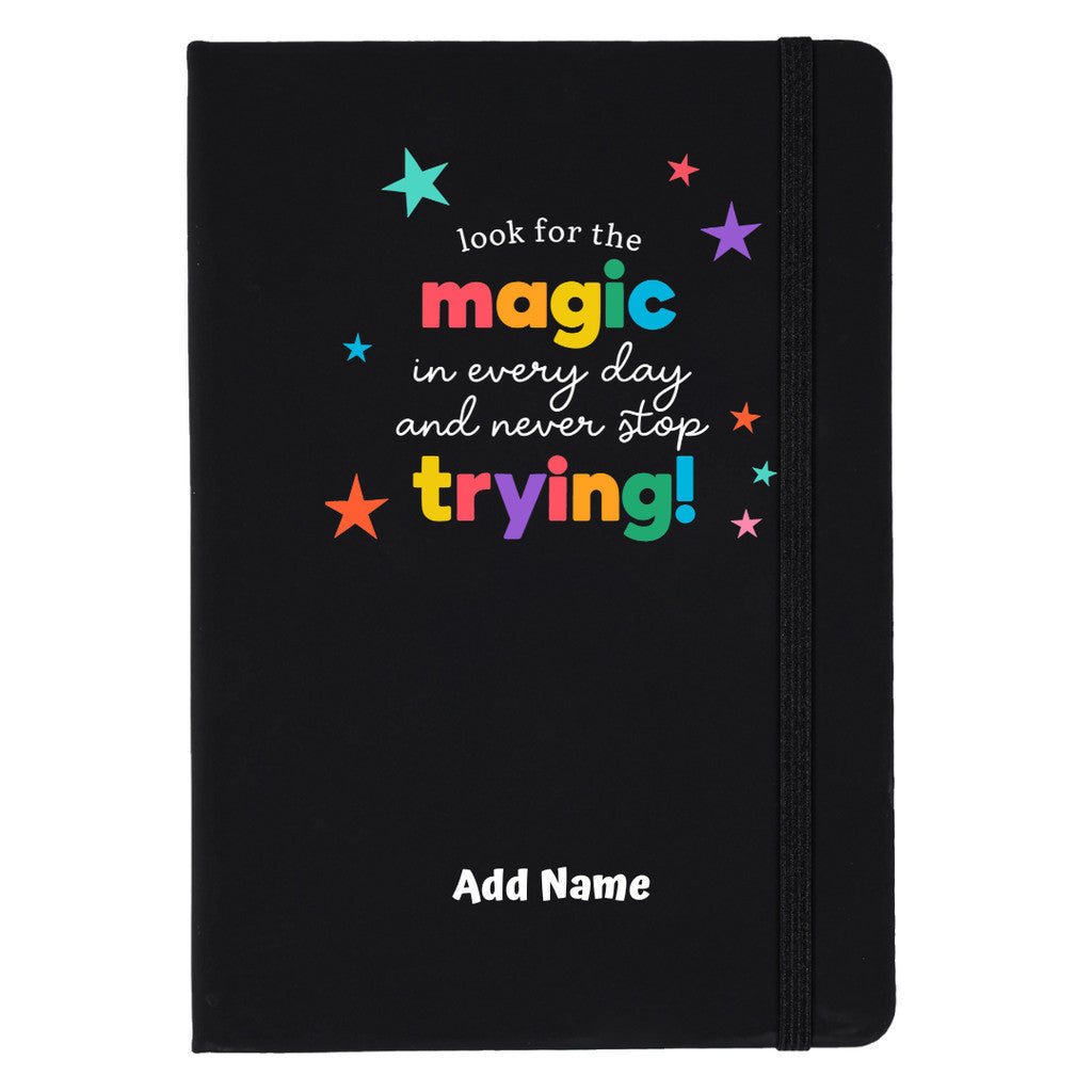 Personalised Design Notebook | Customised A5 Notebook | Customized Lined Notebook Planner Gift