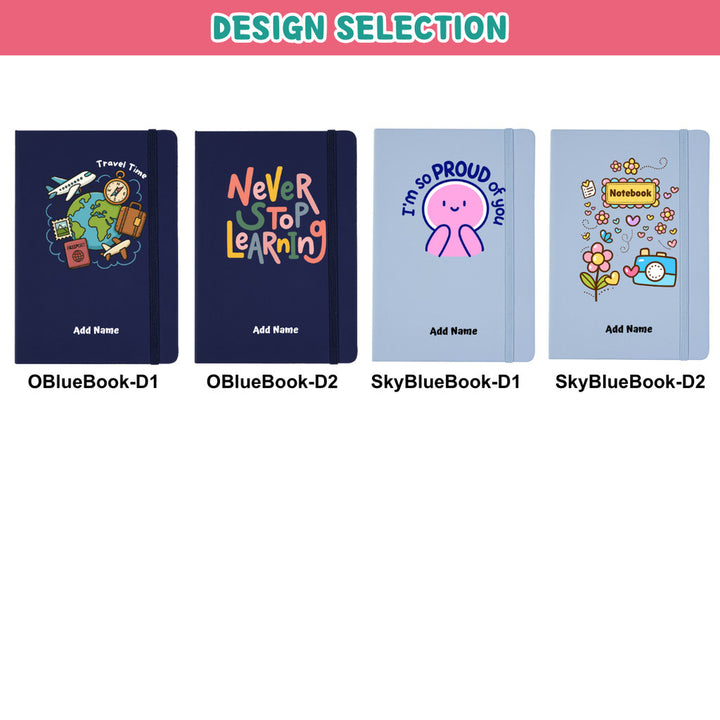 Personalised Design Notebook | Customised A5 Notebook | Customized Lined Notebook Planner Gift