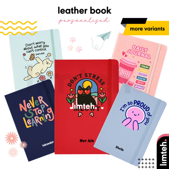 Personalised Design Notebook | Customised A5 Notebook | Customized Lined Notebook Planner Gift