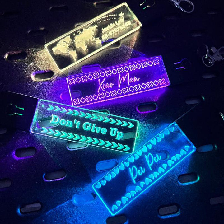 Personalised LED Keychain | Bag tag | Custom Keychain | Keychain Light | Bike Tag | Farewell Gift | Teacher Gift LIMTEH