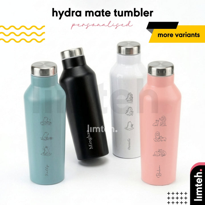 Personalised Hydra Mate Tumbler | insulated Thermal Flask | Christmas Gift | Farewell Gift | LIMTEH