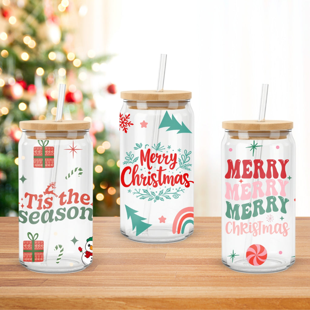 Glass Can With Straw | Glass Mug | Designer Mugs Cups | Gifts | LIMTEH