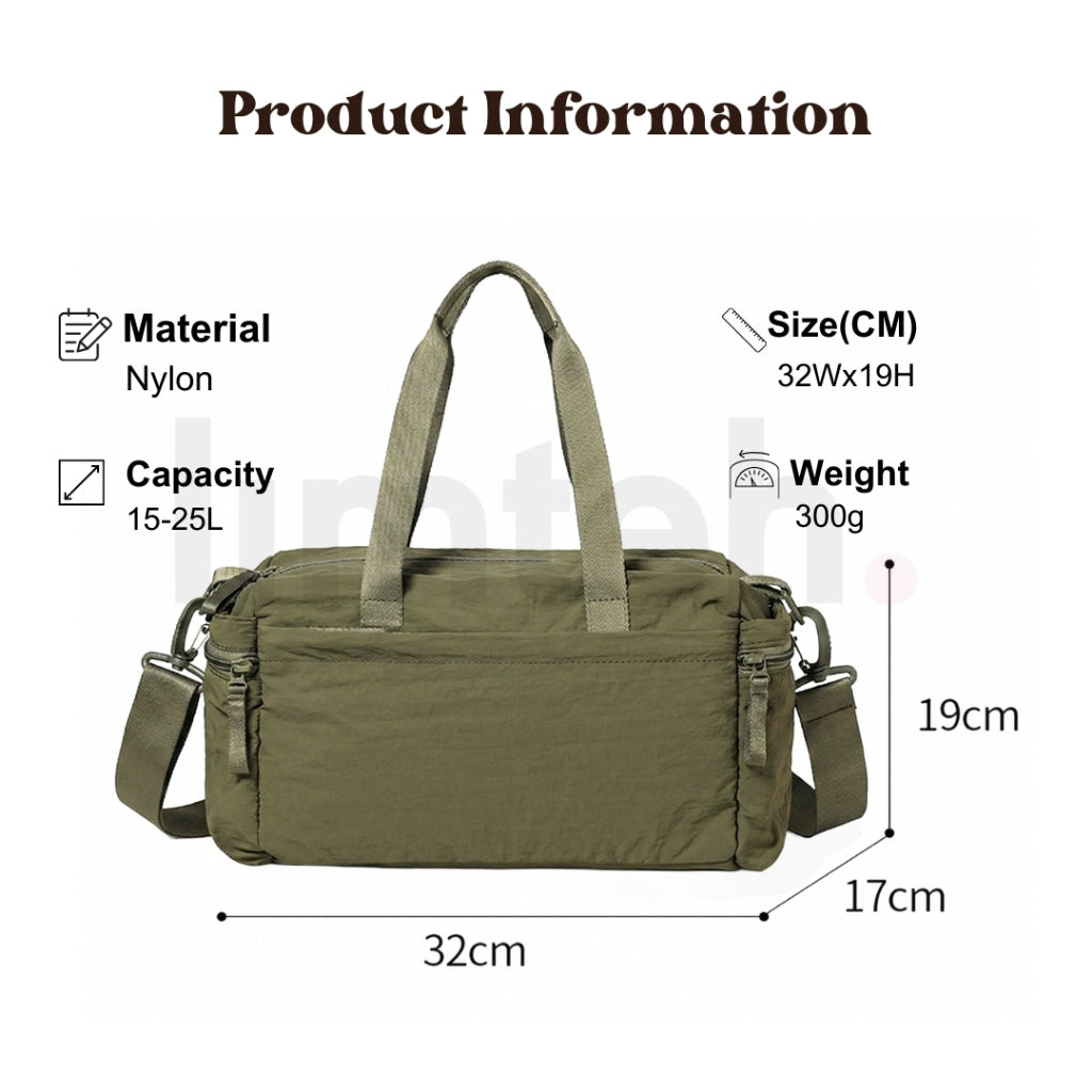 Personalised Weekender Bag | Duffel Bag | Fitness Bag | Yoga Bag | Gym Bag | Travel Bag | Gym bag Compartment