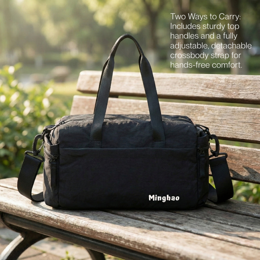 Personalised Weekender Bag | Duffel Bag | Fitness Bag | Yoga Bag | Gym Bag | Travel Bag | Gym bag Compartment