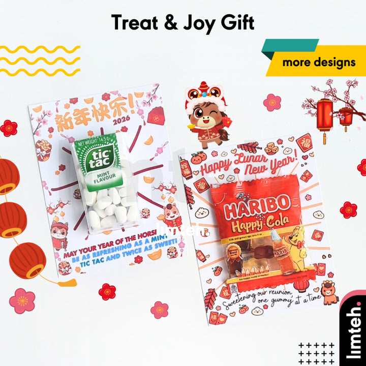 Treat & Joy Gift | Snack Gift | Door Gift | Farewell | Birthday | Graduation Wedding | Christmas