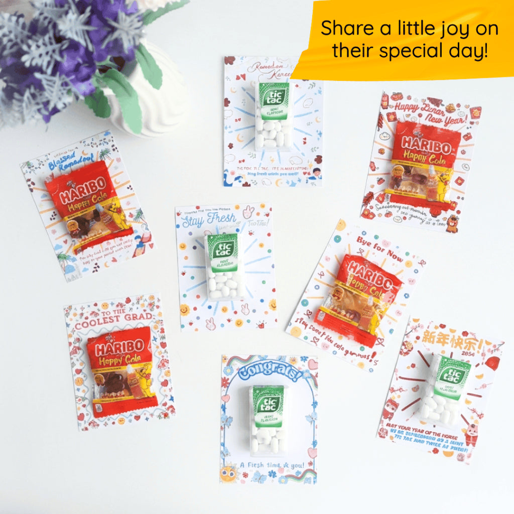 Treat & Joy Gift | Snack Gift | Door Gift | Farewell | Birthday | Graduation Wedding | Christmas