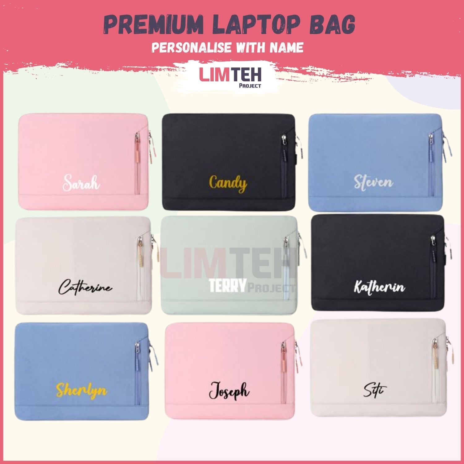 Buy Personalised Slim Laptop Bag l Vegan Leather Laptop Bag Online – The  Signature Box
