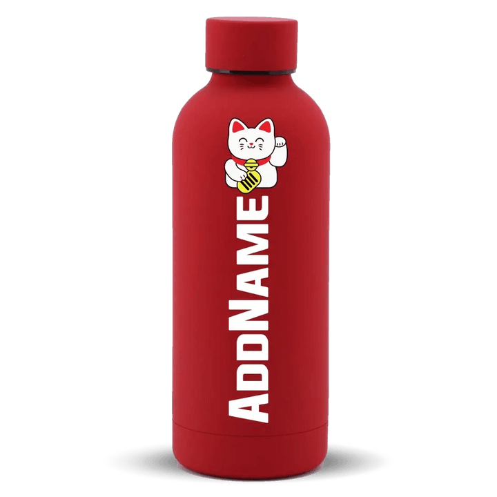 [Name Icon Series] Mizu Thermos tumbler bottle | Stainless Steel Water Bottle 500ml - Candy Red