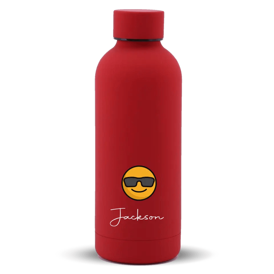 [Name Icon Series] Mizu Thermos tumbler bottle | Stainless Steel Water Bottle 500ml - Candy Red