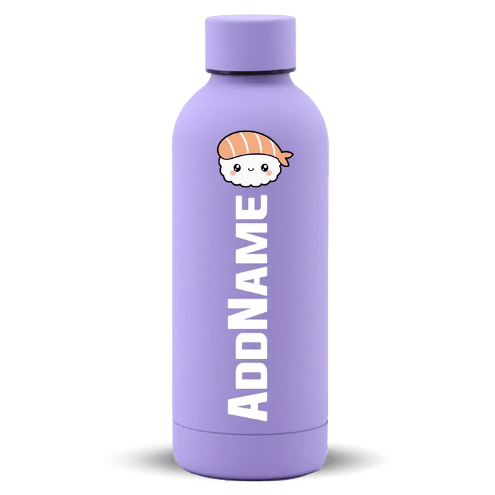 [Name Icon Series] Mizu Thermos tumbler bottle | Stainless Steel Water Bottle 500ml - Purple