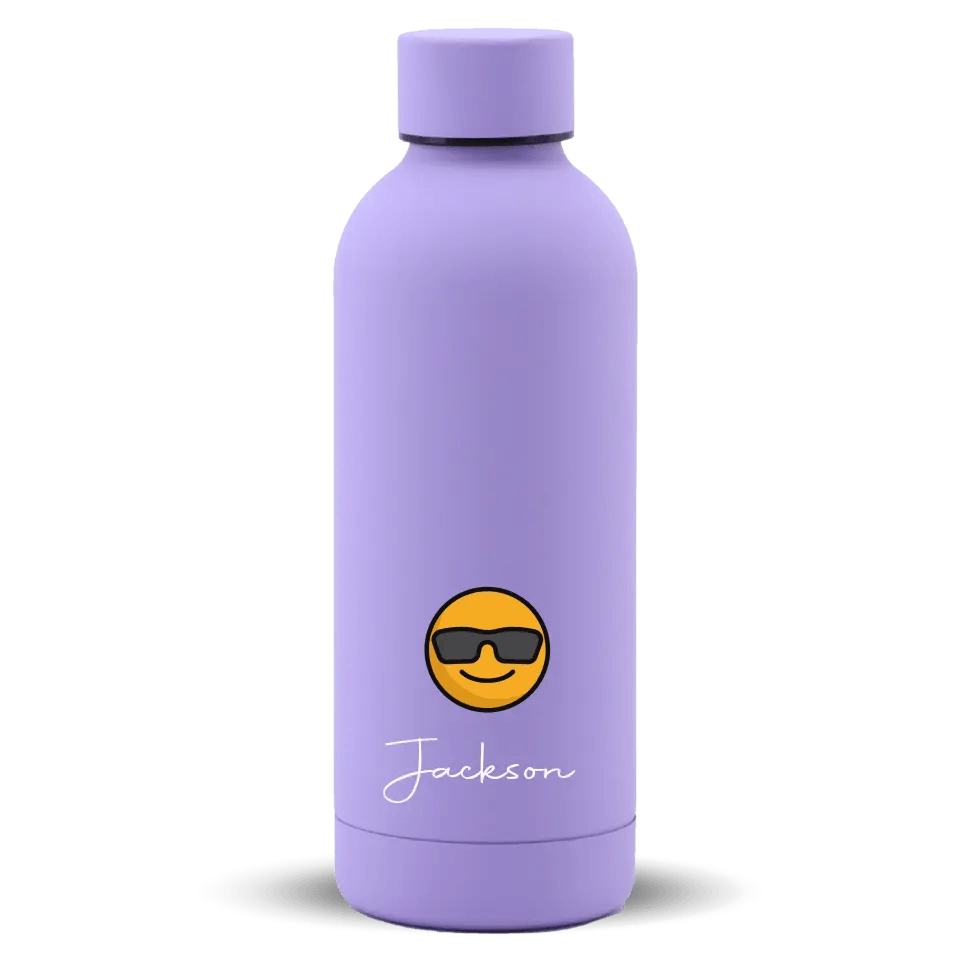 [Name Icon Series] Mizu Thermos tumbler bottle | Stainless Steel Water Bottle 500ml - Purple