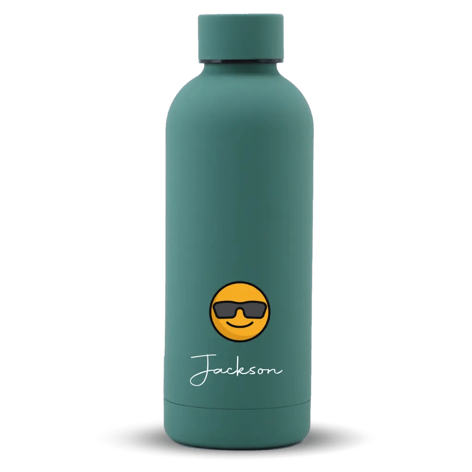 [Name Icon Series] Mizu Thermos tumbler bottle | Stainless Steel Water Bottle 500ml - Basil Green