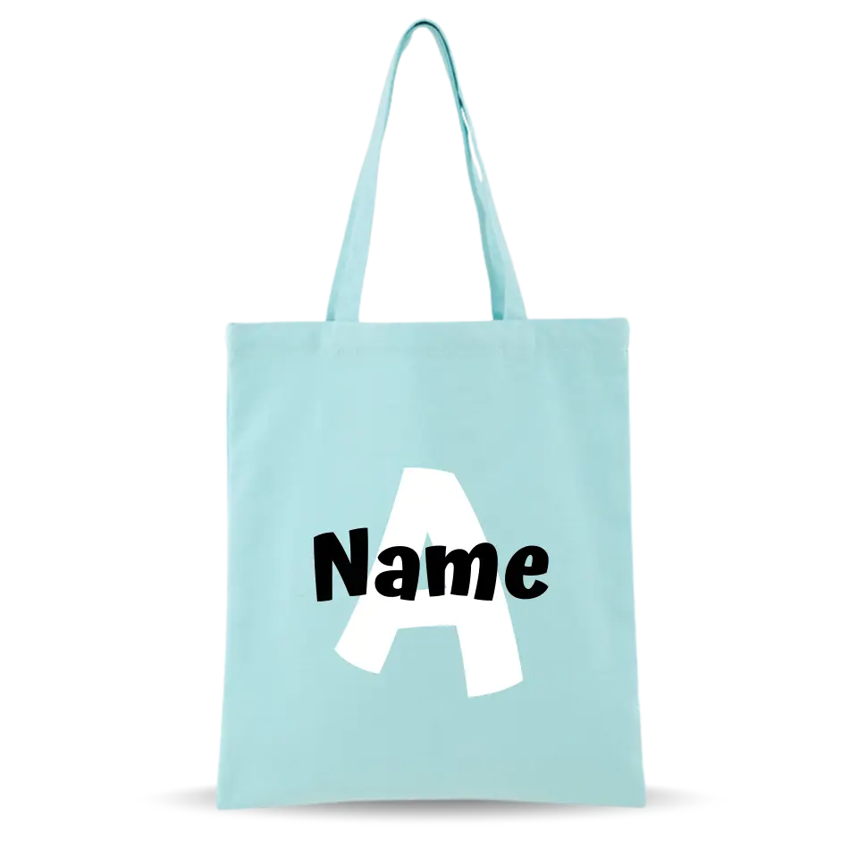 Personalised Tote Bag | Canvas Bag | Eco Friendly Tiffany Blue