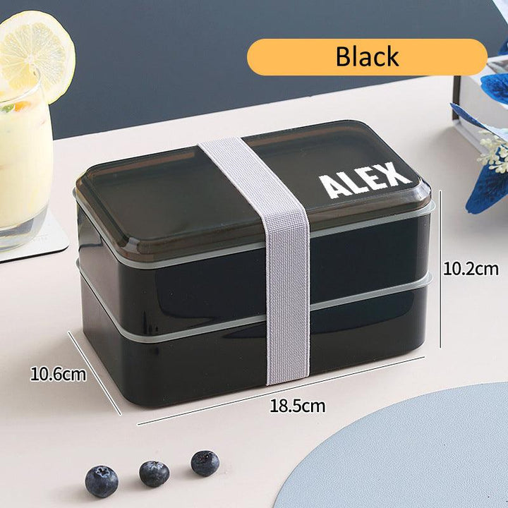 Personalised Bento box | Lunch Box Microwave Safe | Lunch Box | Bento Box | Food Container Set BPA-Free Food-Safe