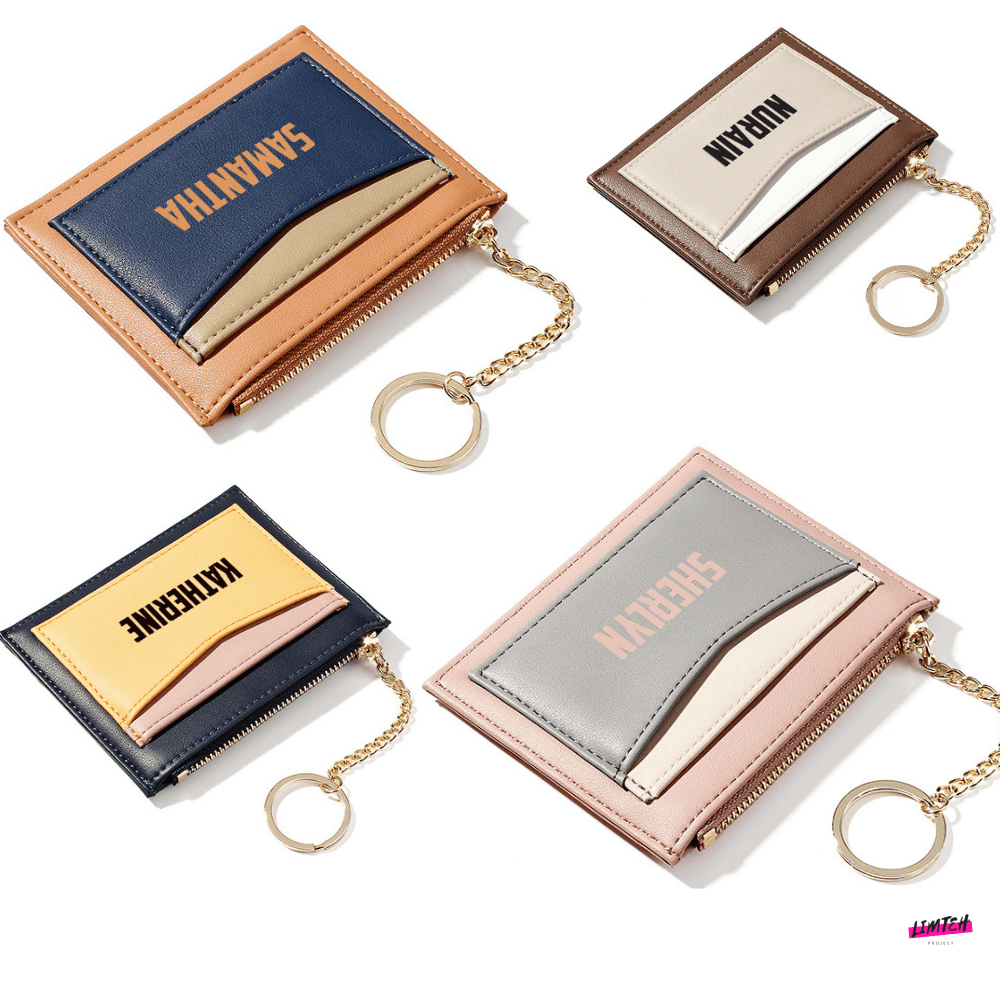 Personalised Card Holder Pouch | Coin Wallet | Coin Pouch | Card Holder women | Coin Purse Holder | Bag Organizer | Gift