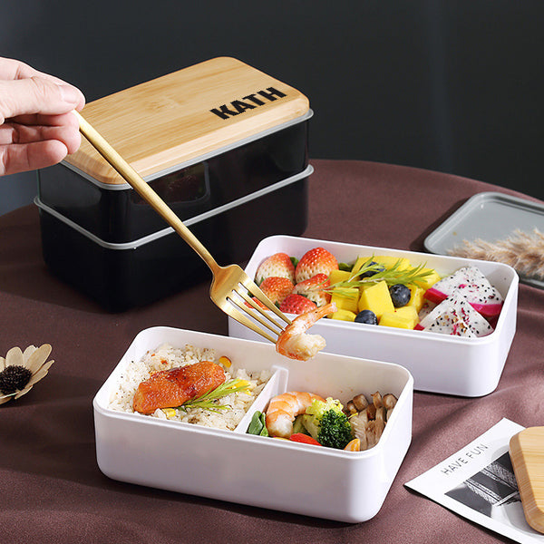 Personalised Bento box | Lunch Box Microwave Safe | Lunch Box | Bento Box | Food Container Set BPA-Free Food-Safe