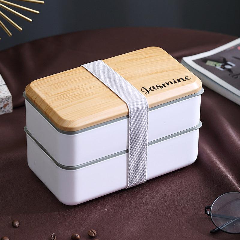 Personalised Bento box | Lunch Box Microwave Safe | Lunch Box | Bento Box | Food Container Set BPA-Free Food-Safe