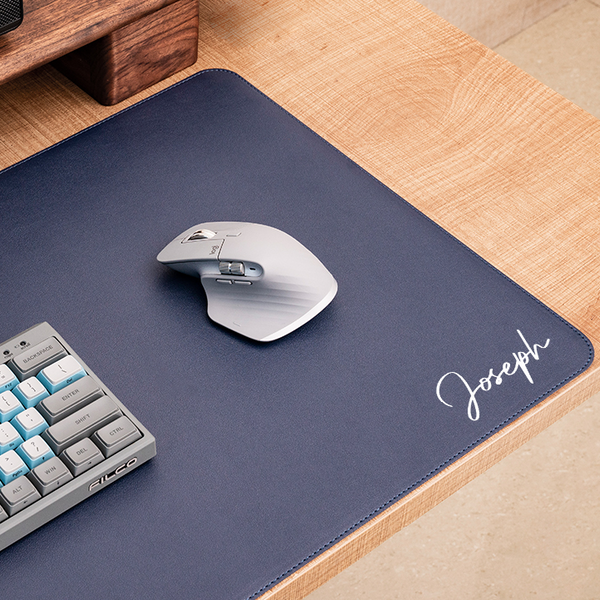 Personalised Mouse Pad | Premium Leather Mousepad | Table Mat