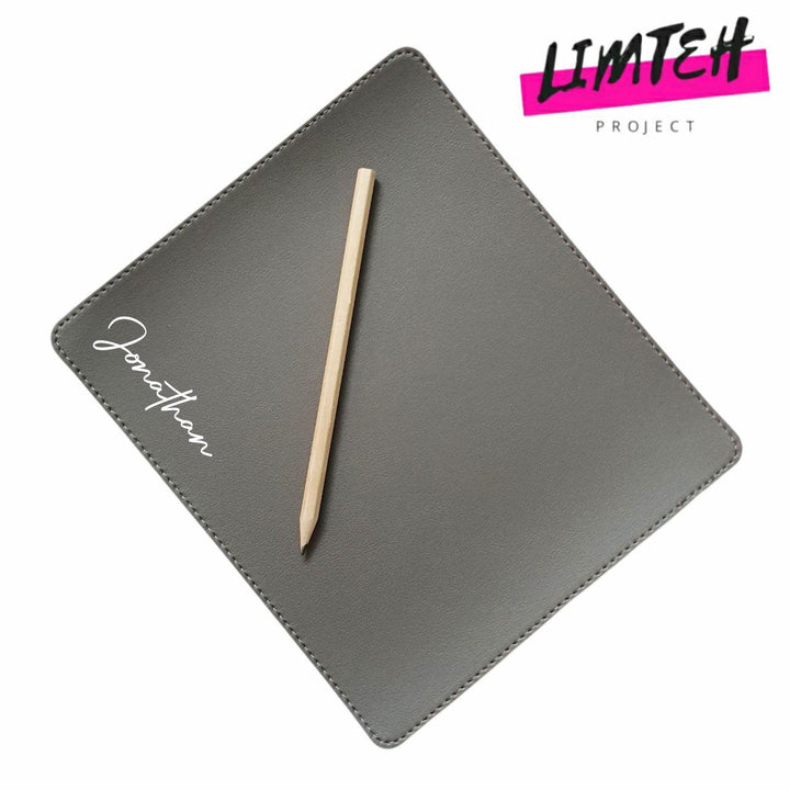 Personalised Mouse Pad | Premium Leather Mousepad | Table Mat