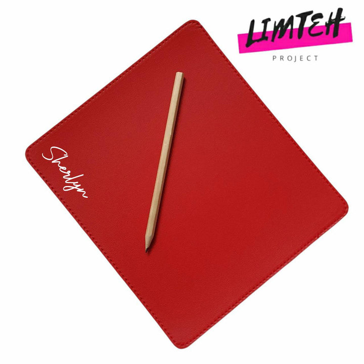 Personalised Mouse Pad | Premium Leather Mousepad | Table Mat