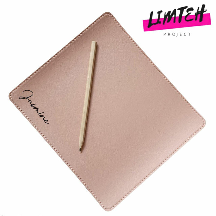 Personalised Mouse Pad | Premium Leather Mousepad | Table Mat