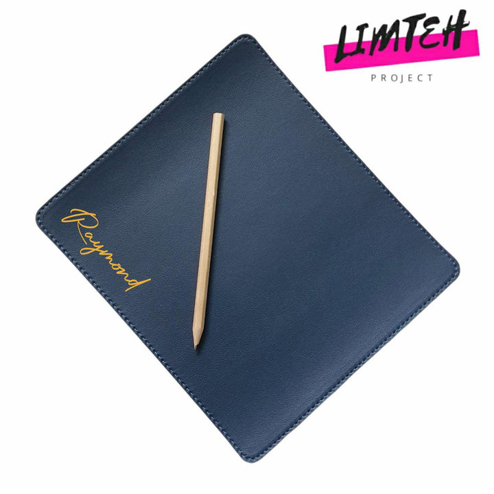 Personalised Mouse Pad | Premium Leather Mousepad | Table Mat