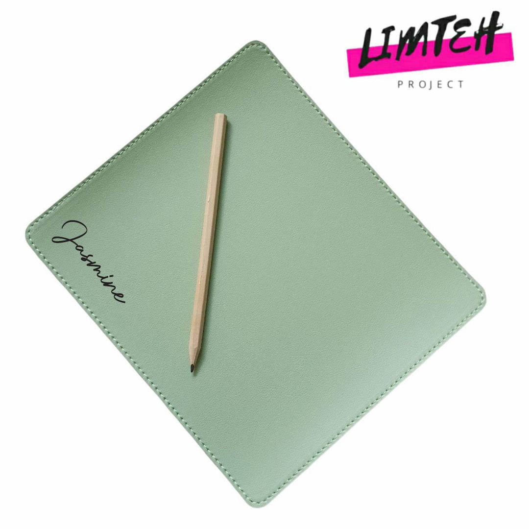 Personalised Mouse Pad | Premium Leather Mousepad | Table Mat