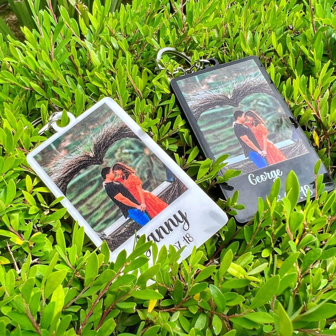 Personalised Photo Keychain gifts | Birthday | Farewell | Anniversary | Valentine | Best Friend Sibling Boyfriend