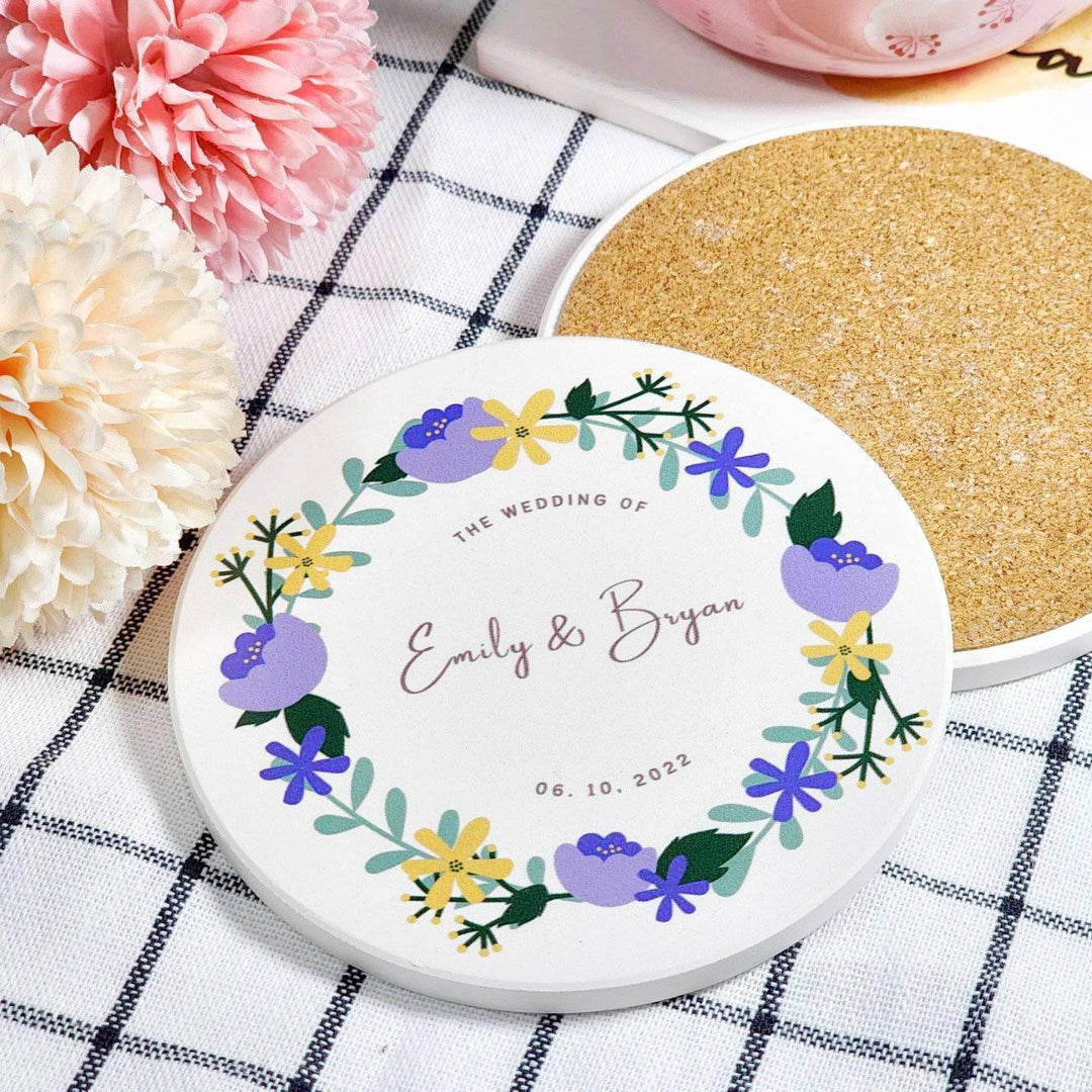 Personalised Coaster with Name | Wedding Gift | Farewell Gift | occasions gift | Gifts | Personalised Gift | Diatomite