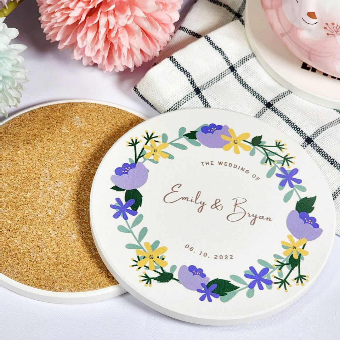 Personalised Coaster with Name | Wedding Gift | Farewell Gift | occasions gift | Gifts | Personalised Gift | Diatomite