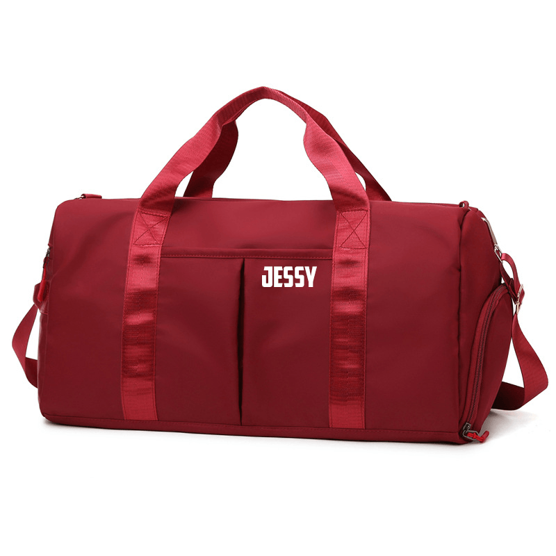 Personalised Gym Bag Duffel Bag Fitness Bag Yoga Bag Travel Bag Gym bag Shoe Compartment Wet Dry Separation
